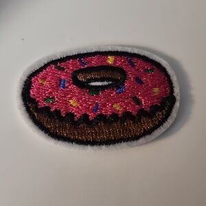 Donut Iron On Patch